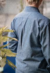 SW2 Chambray Japanese Unisex Pop-Over Smock