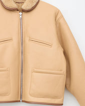 Leather Back Flying Jacket