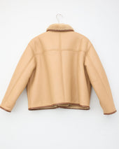 Leather Back Flying Jacket