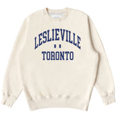 Leslieville Fleece Sweatshirt Cream - Unisex