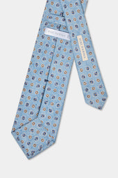 Light Fancy Silk Tie Made In Italy