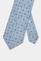 Light Fancy Silk Tie Made In Italy