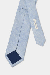 Light Printed Silk Tie Made In Italy