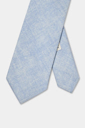 Light Printed Silk Tie Made In Italy