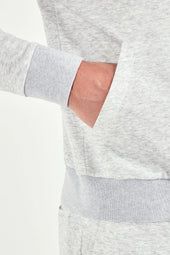 Jersey Zip Hoodie Made In Italy