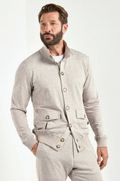 Light Jersey Cardigan Made In Italy