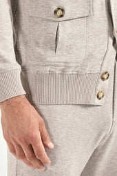 Light Jersey Cardigan Made In Italy