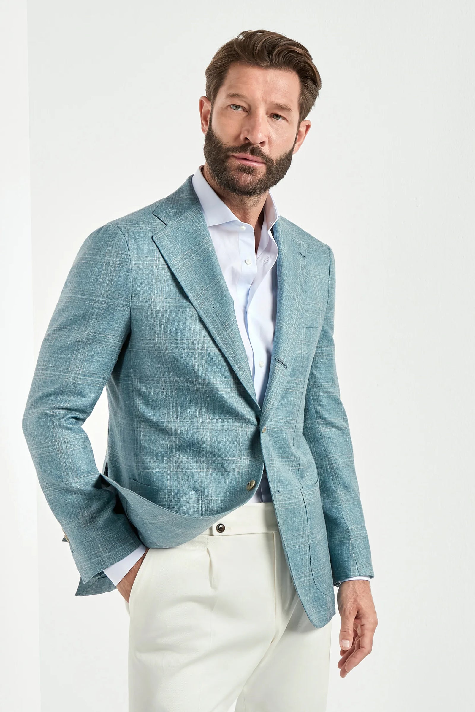 Light Neapolitan Jacket Made In Italy