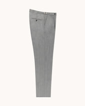 Single Pleat Trouser Herringbone Wool