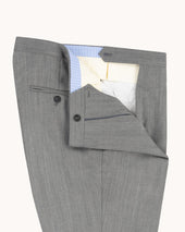 Single Pleat Trouser Herringbone Wool