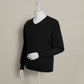 Lightweight Merino V Neck Sweater In