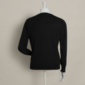Lightweight Merino V Neck Sweater In