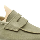Lilou Pistachio Calf Suede