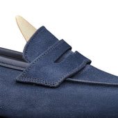 Lilou Sapphire Blue Calf Suede