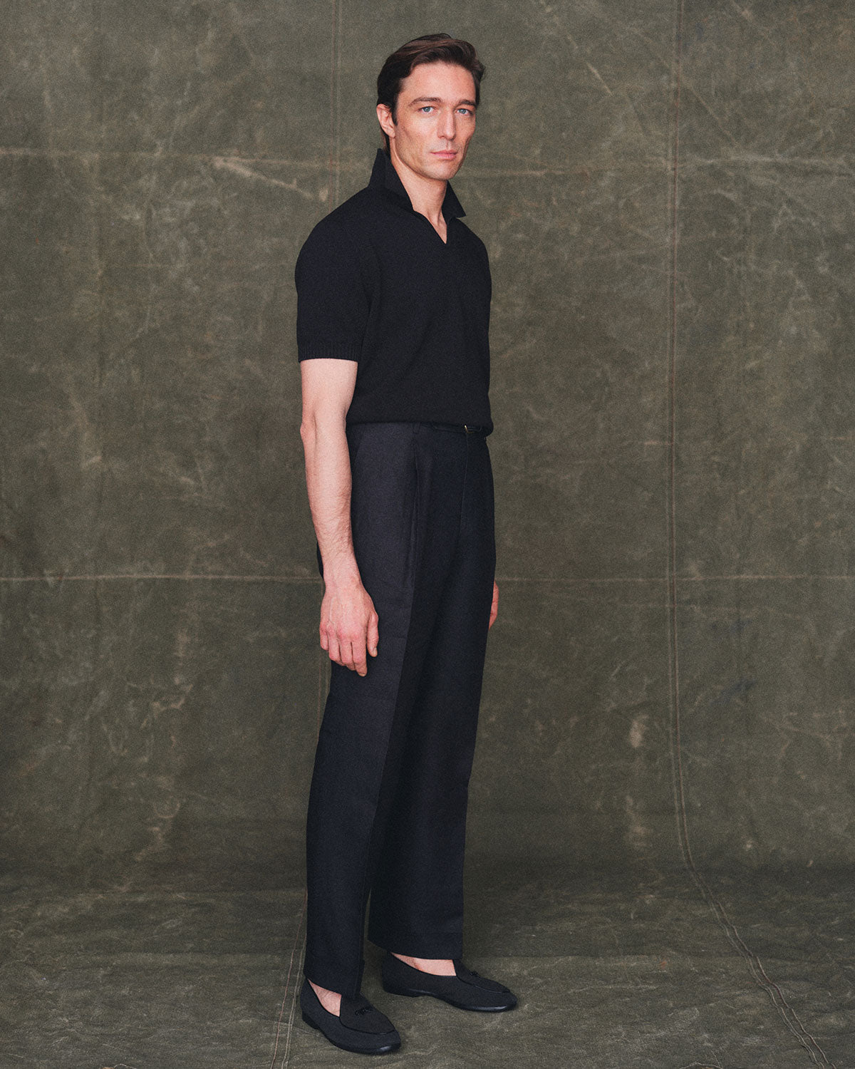 Linen Slacks In