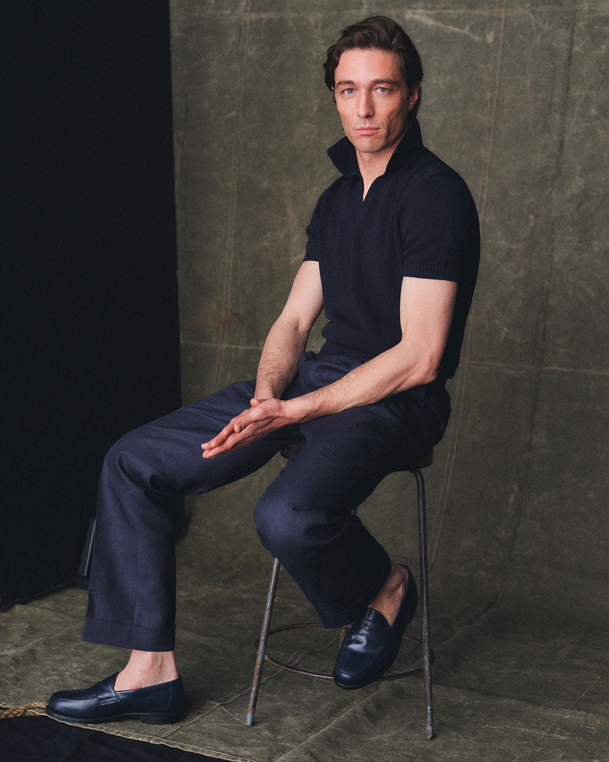 Linen Slacks In