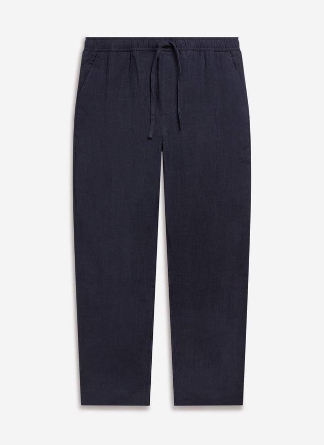 Linen Everyday Trousers | Navy
