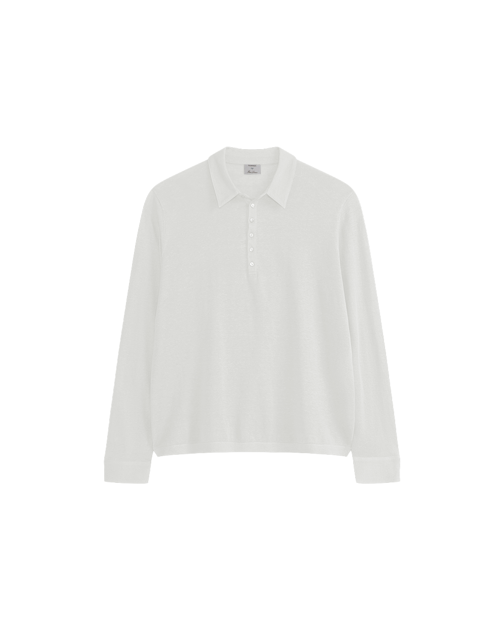 Linen Polo Off White