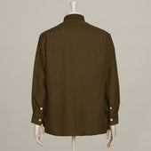 Linen Safari Overshirt In