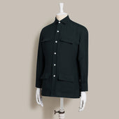 Linen Safari Overshirt In