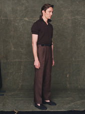 Linen Slacks In
