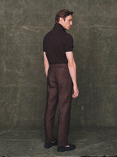 Linen Slacks In