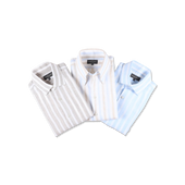 One Piece Collar Shirt In Sky Stripe