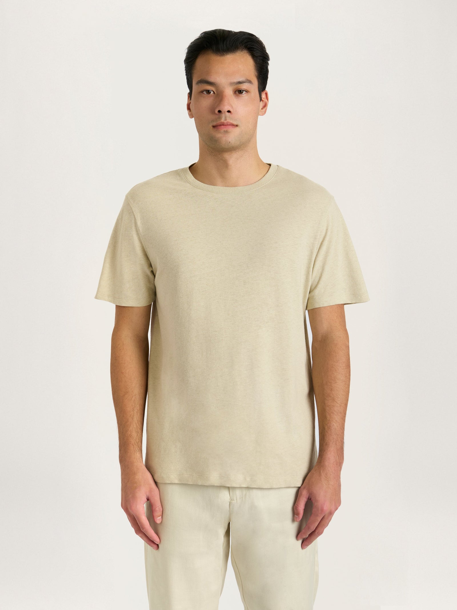 The Linen Tee Parchment Linen
