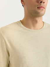 The Linen Tee Parchment Linen