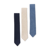 Summer Tie in Cream Pure Linen