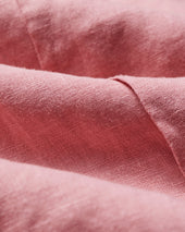 LINEN CAMP COLLAR - ROSE
