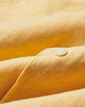 LINEN CAMP COLLAR - YELLOW