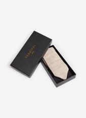 Linen Tie | Oat Marl