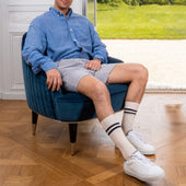 Cru Bleu Marine Lin Coton