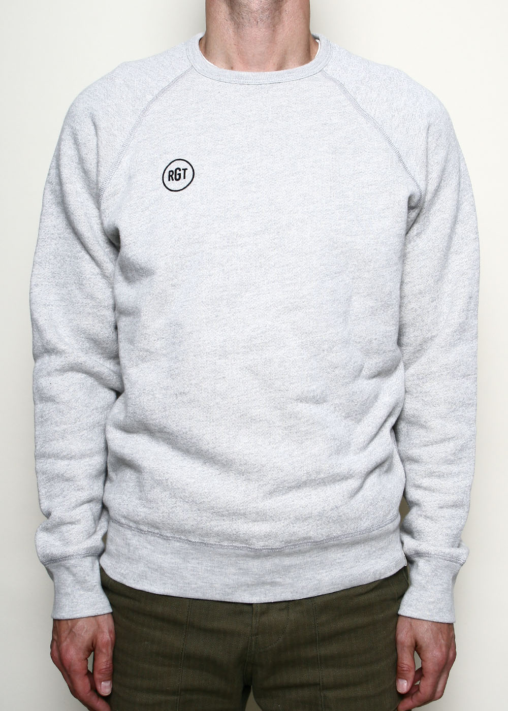 Logo Crewneck Sweatshirt Heather Grey