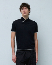 Stand Collar Polo Cobra Black