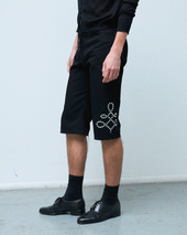 Studded Straight Shorts