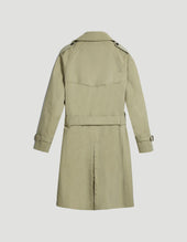 Kensington Trench Coat Cotton Gabardine Beige