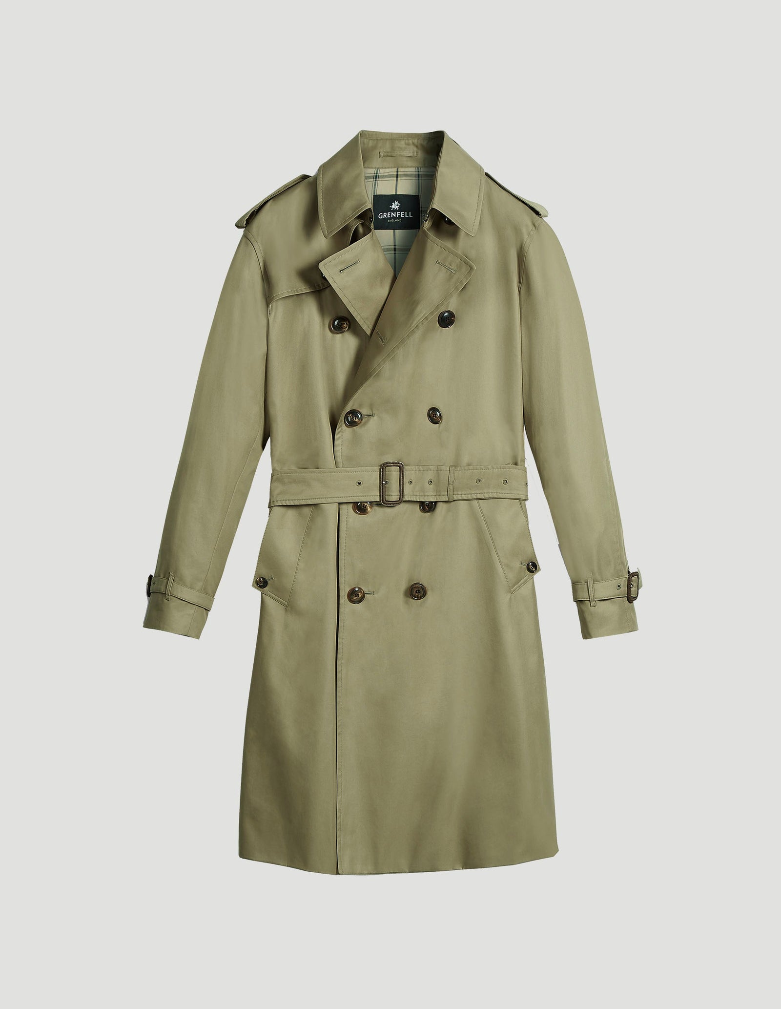 Kensington Trench Coat Grenfell Cloth Beige