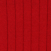 Long Wool Rib Socks In Dark Red