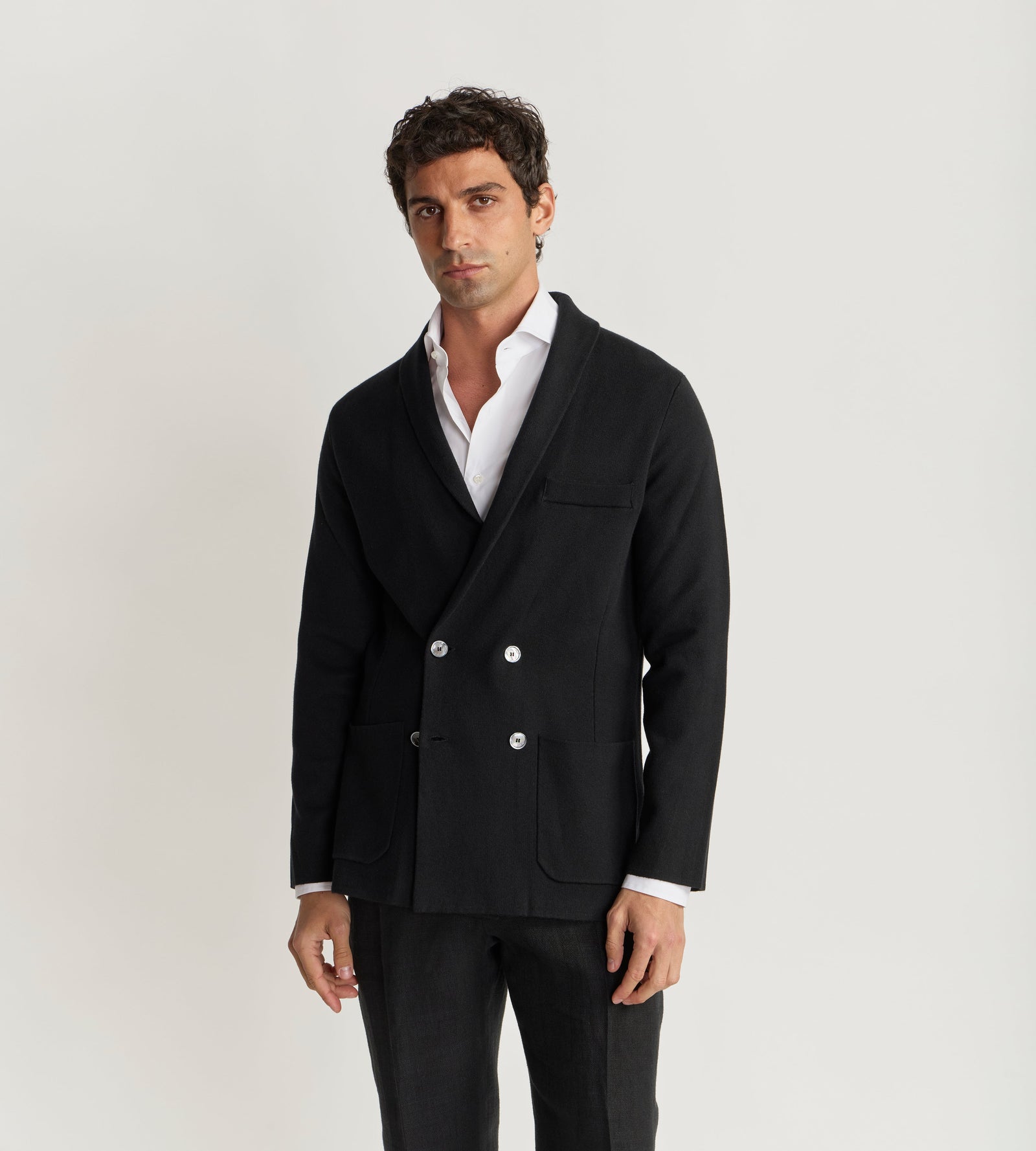 Cardigan Col Ch Le En Coton M Lang