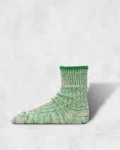 Low Gauge Ribbed Socks Two Tone
