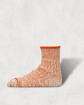 Low Gauge Ribbed Socks Two Tone