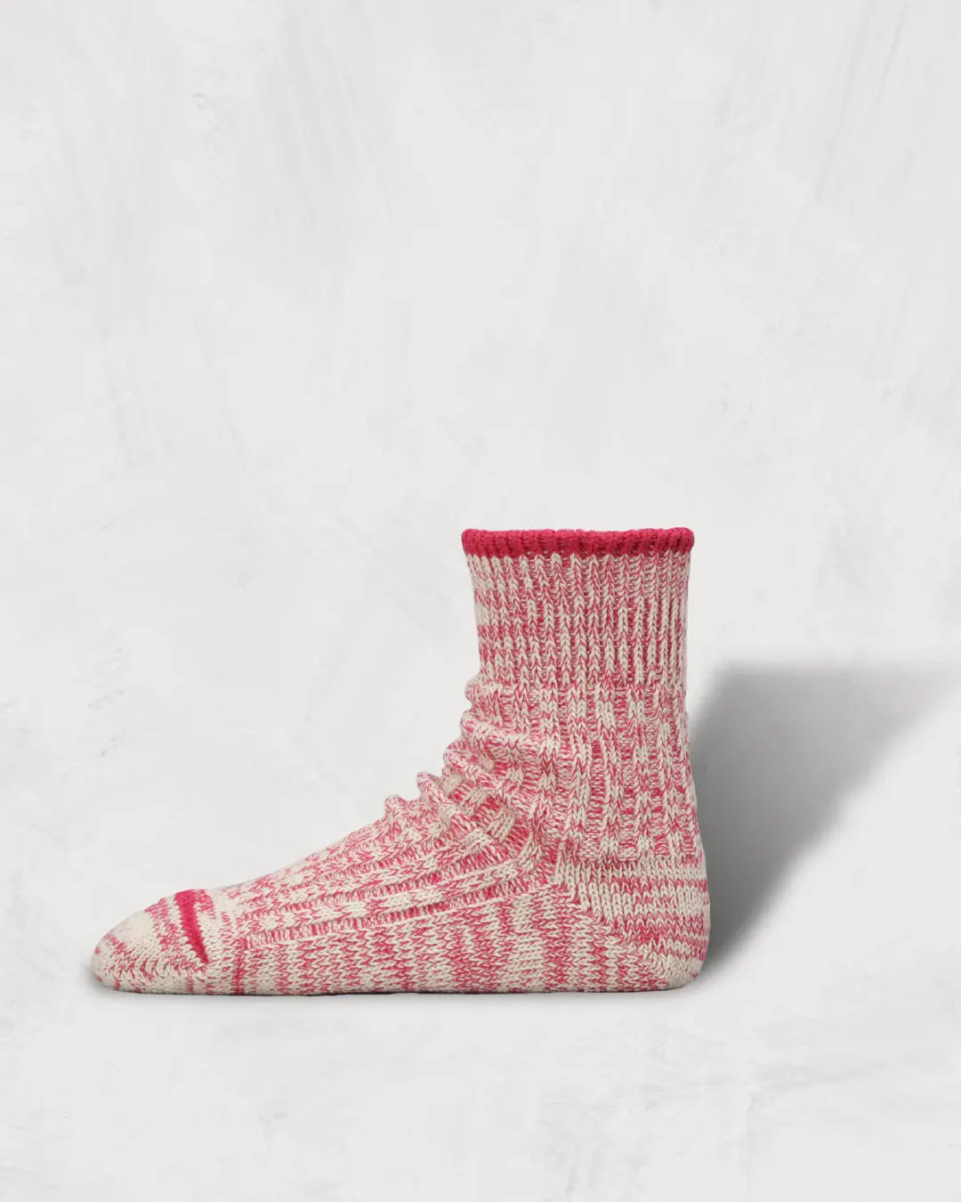 Low Gauge Ribbed Socks Two Tone