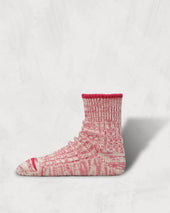 Low Gauge Ribbed Socks | Two-tone