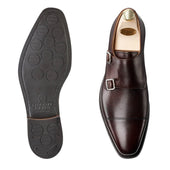 Lowndes Dark Brown Pebble Grain