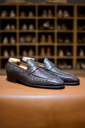 Le Mocassin Masque Lupin En Crocodile