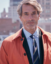 Spread Collar Dress Shirt In Dutch Graph Check Poplin