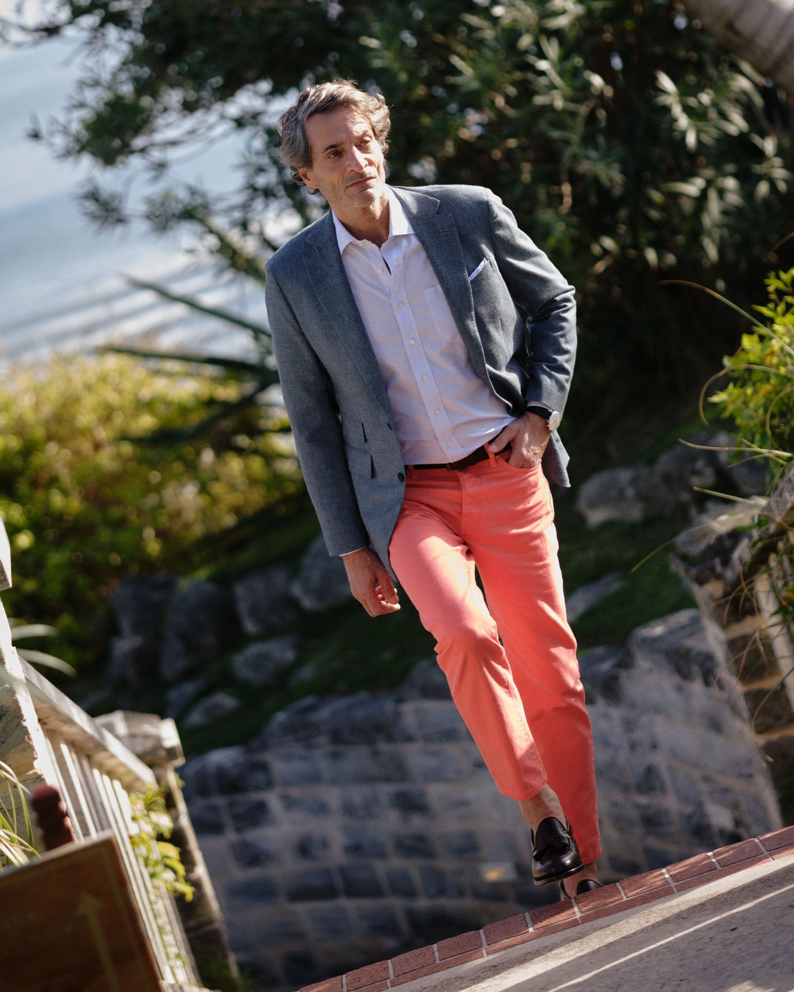 Kincaid No. 4 Jacket in Seamoss Hopsack