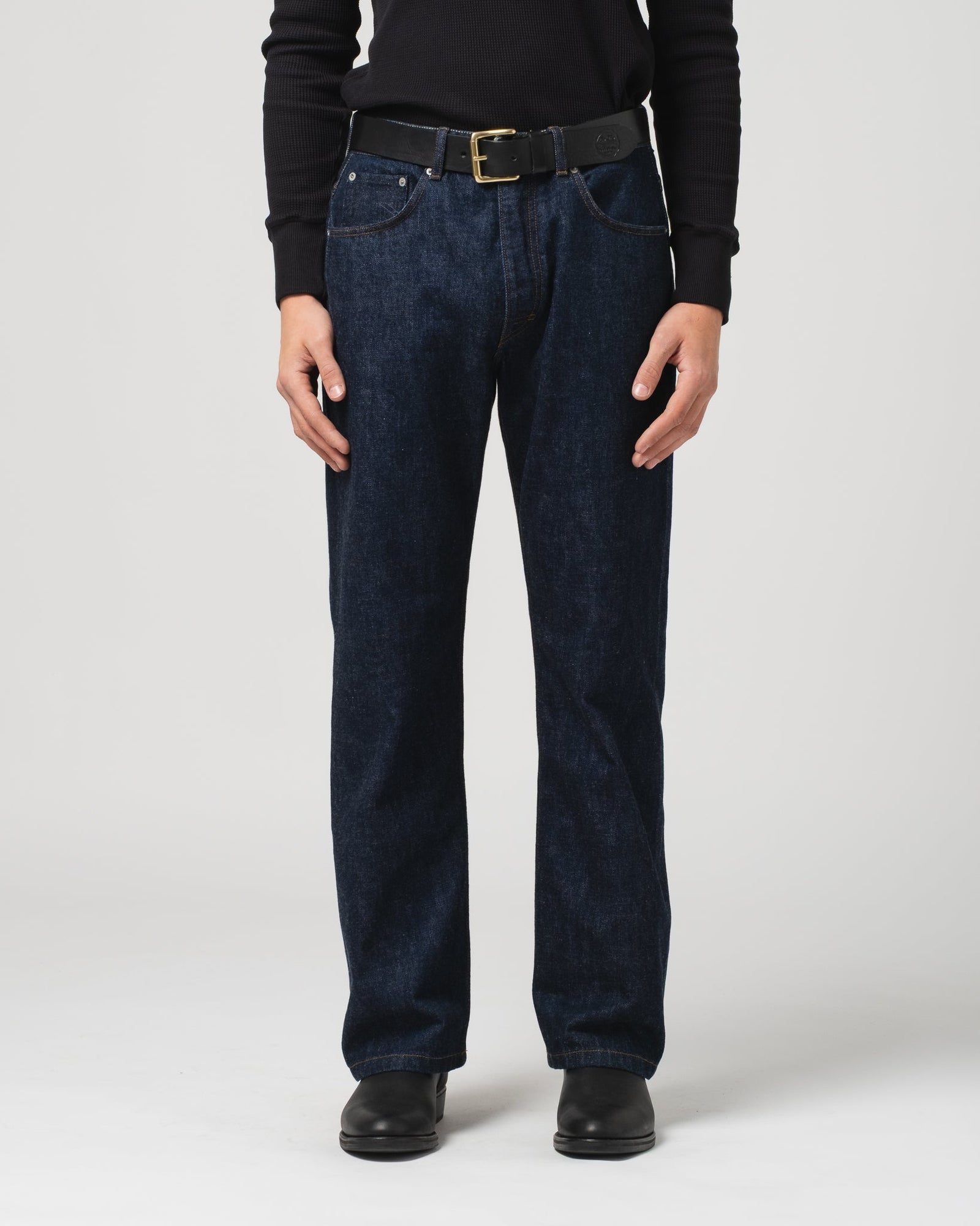 Fit 53 Fl Heavy Selvedge Denim Indigo Rinse